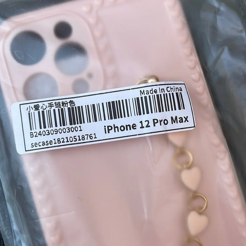 Pink Heart - IPhone Pro Max 12 Phone Case